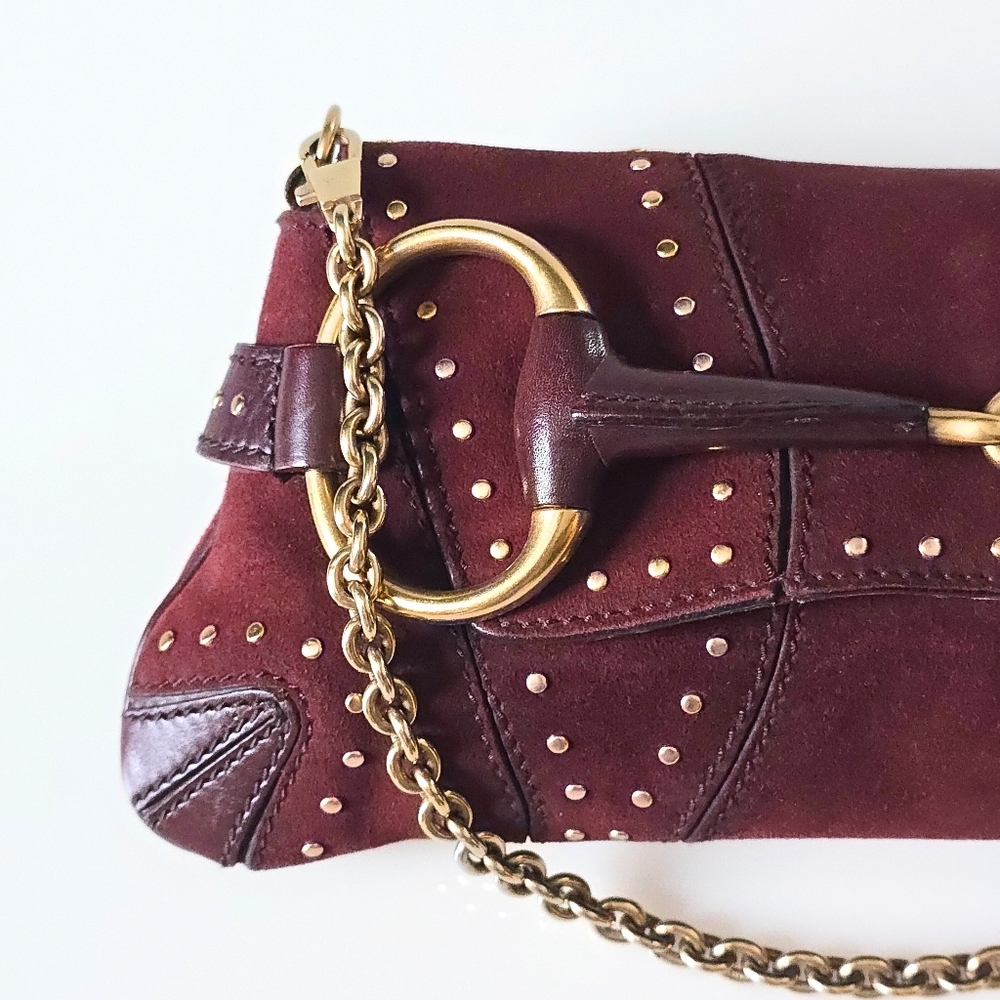 Gucci Horsebit Tom Ford Era Suede Studded - Picture 9 of 16